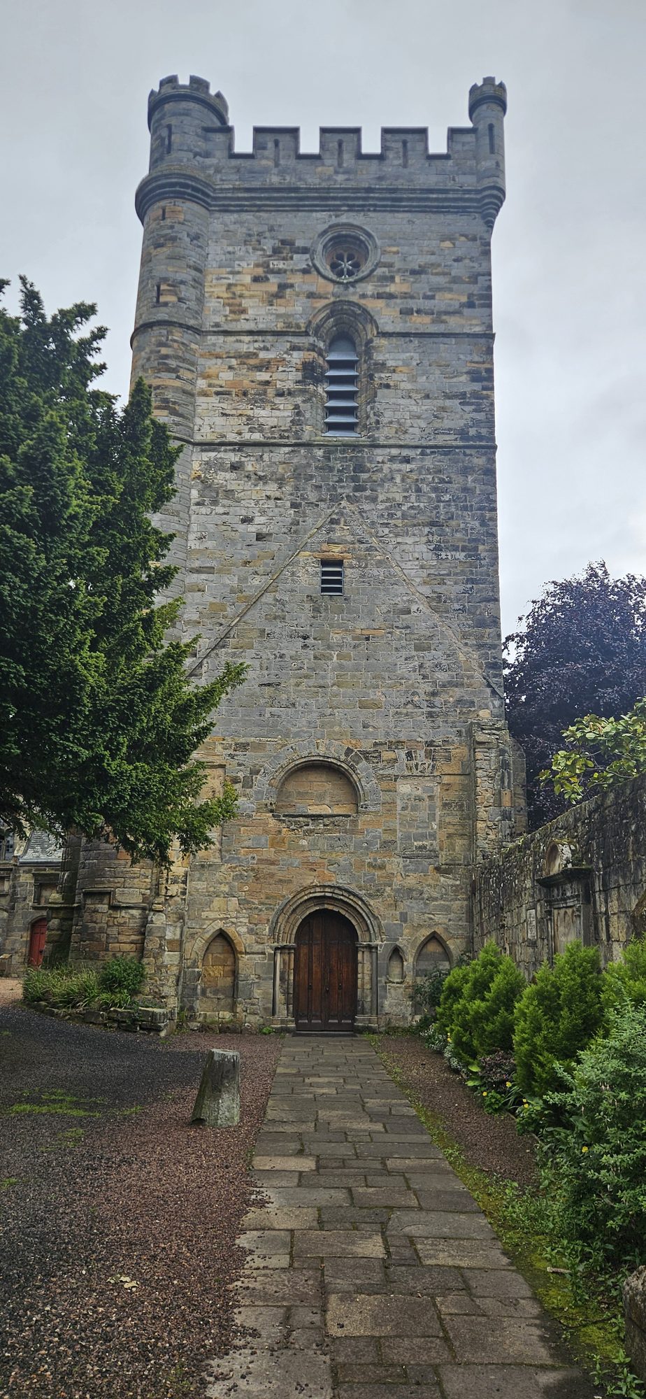Historic tower in Culross, Scotland