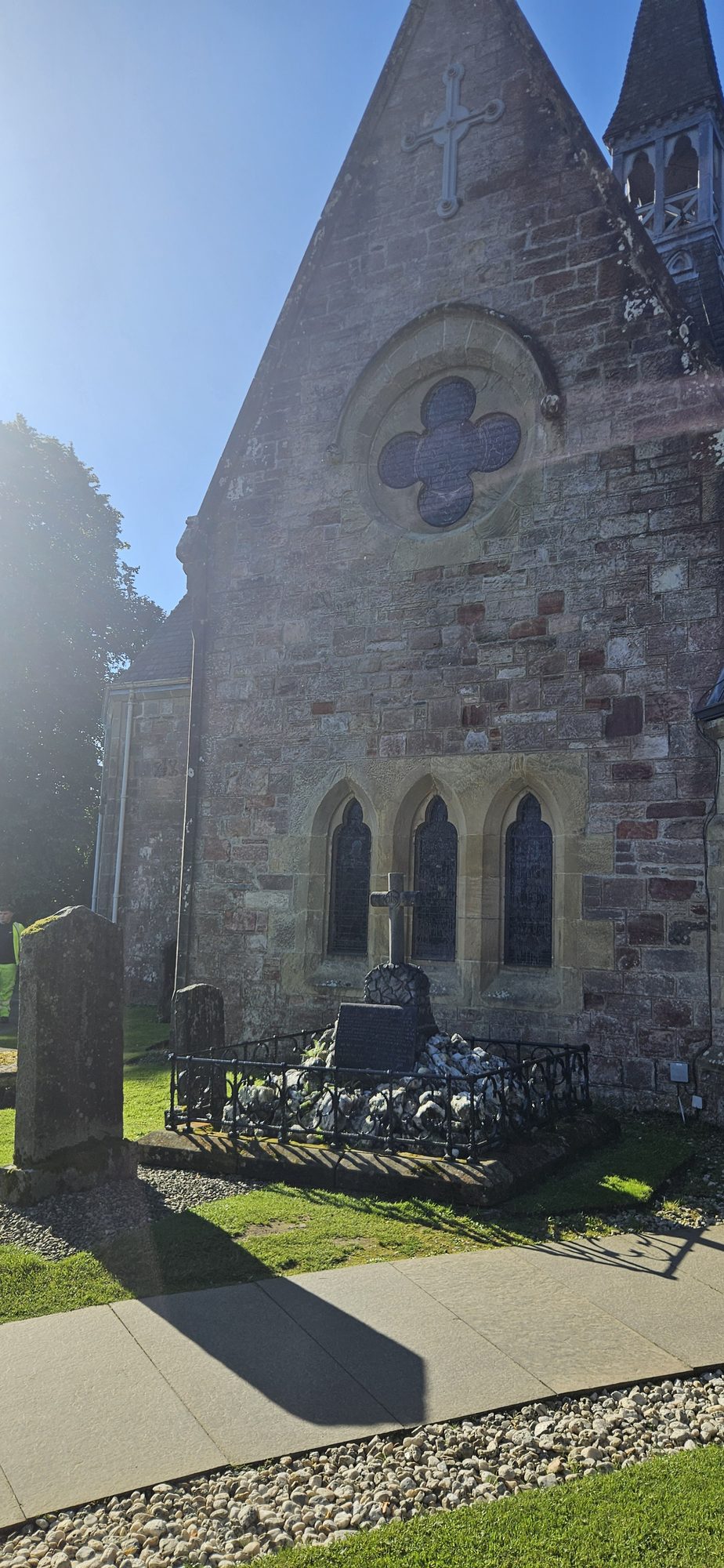 Historic churchyard in Luss